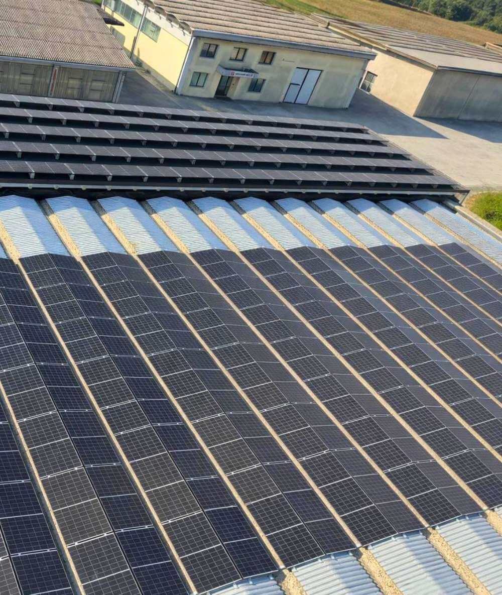 fotovoltaico su capannone a camponogara